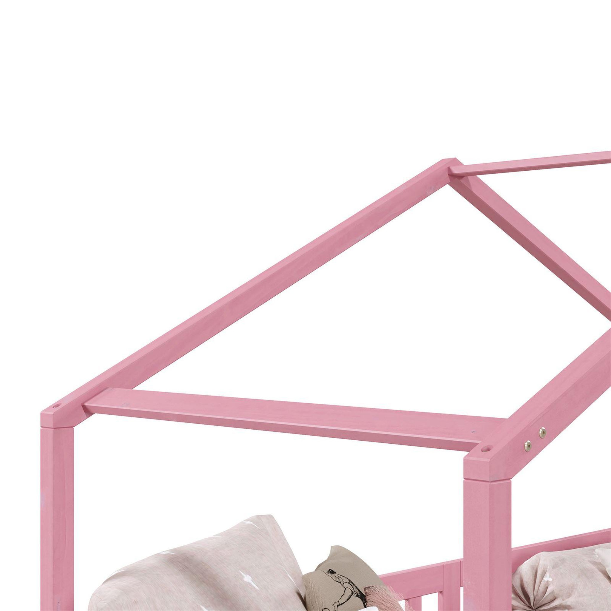 Voir la diapositive 5 : IDIMEX Lit cabane LISAN 90 x 190 cm, en pin massif