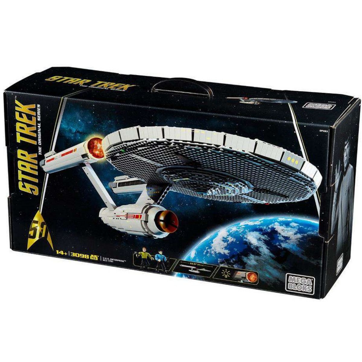 MEGABLOKS Vaisseau Spatial Enterprise Star Trek
