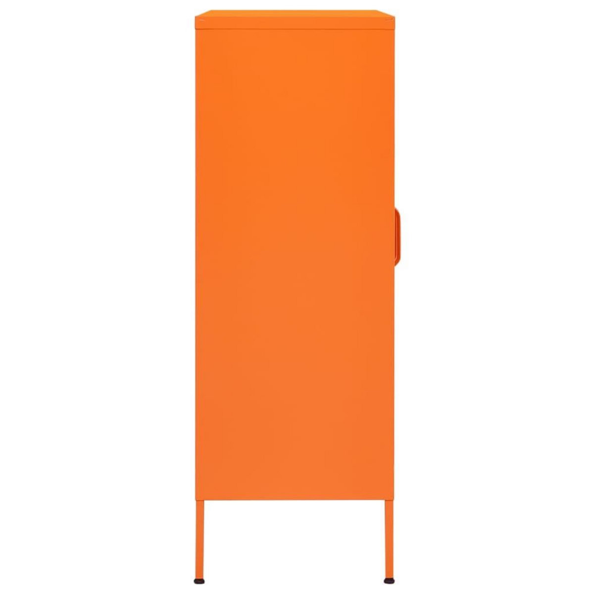 VIDAXL Armoire de rangement Orange 80x35x101,5 cm Acier