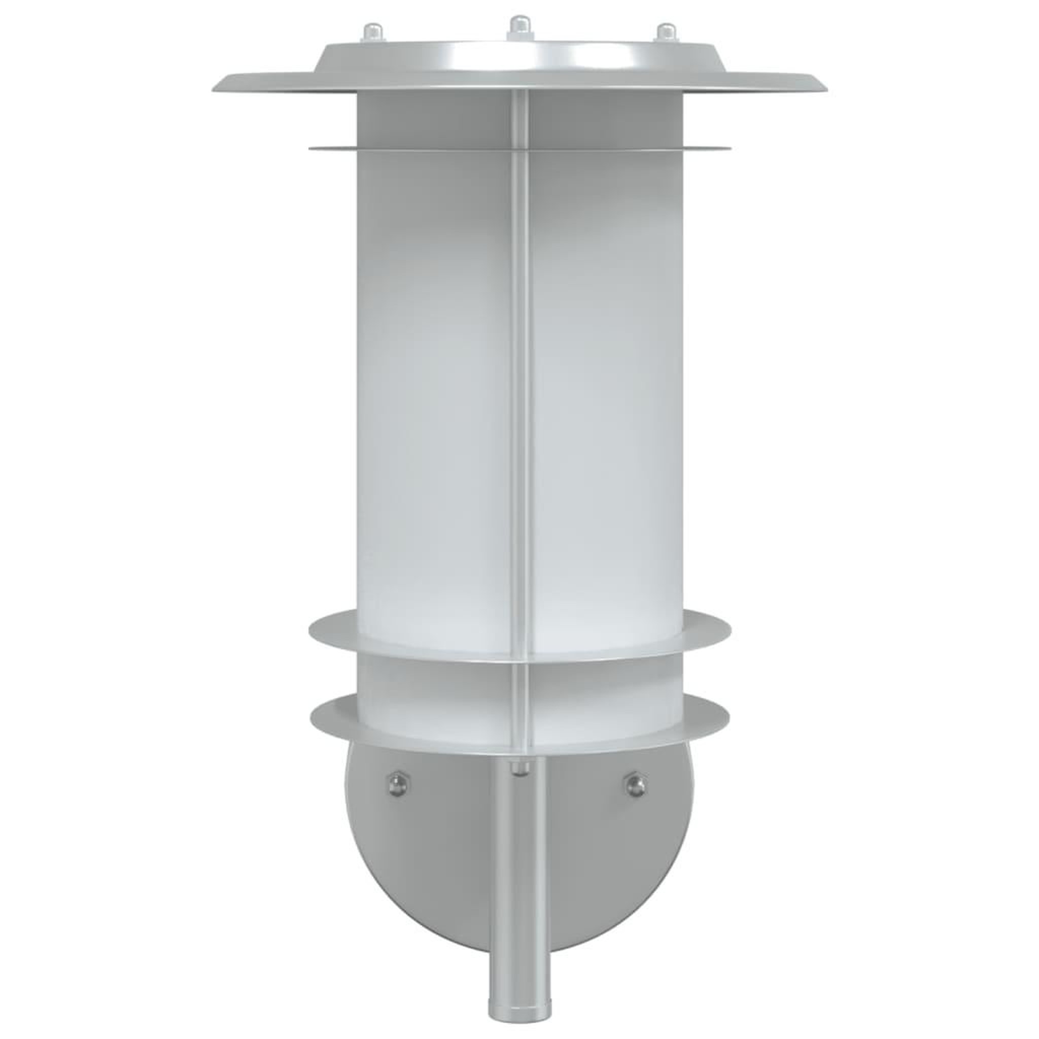 Voir la diapositive 4 : VIDAXL Applique murale d'exterieur argente acier inoxydable