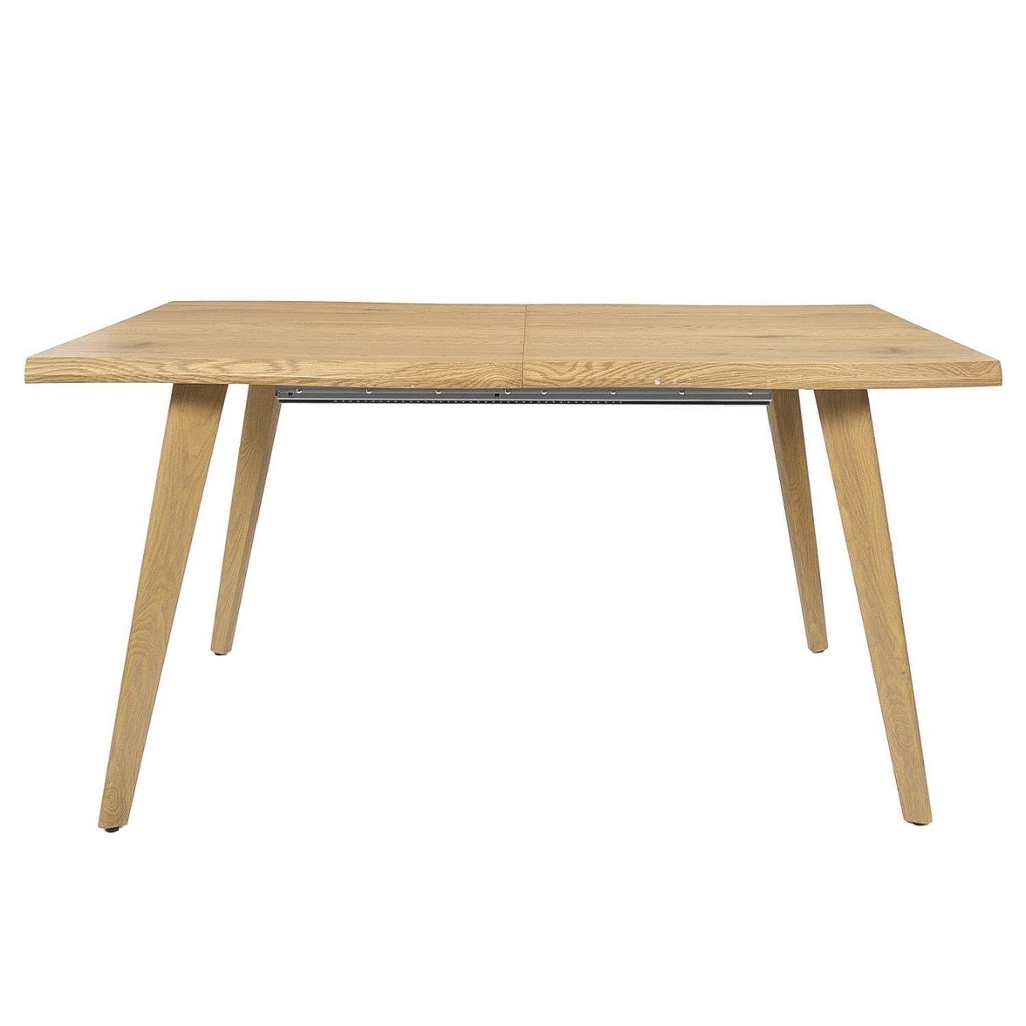 The Home Deco Factory Table extensible avec bords biseautés pour 6 à 8 personnes calypso - beige