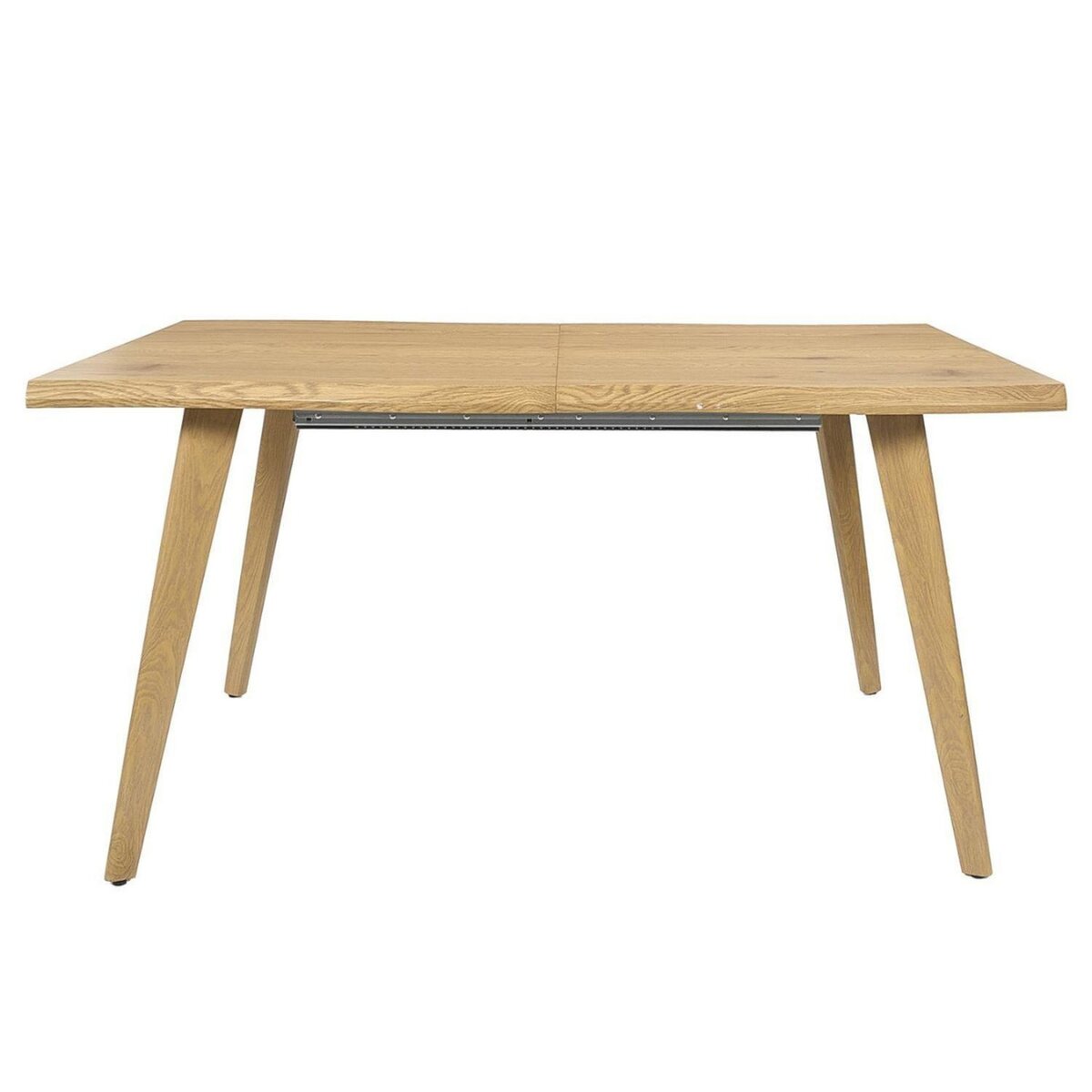 The Home Deco Factory Table extensible avec bords biseautés pour 6 à 8 personnes CALYPSO - Beige
