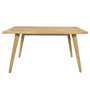 Voir la diapositive 1 : The Home Deco Factory Table extensible avec bords biseautés pour 6 à 8 personnes CALYPSO - Beige