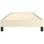 Voir la diapositive 5 : VIDAXL Cadre de lit sans matelas creme 90x200 cm similicuir