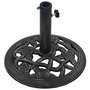 Voir la diapositive 2 : VIDAXL Socle de parasol Noir et bronze 9 kg 40 cm Fonte