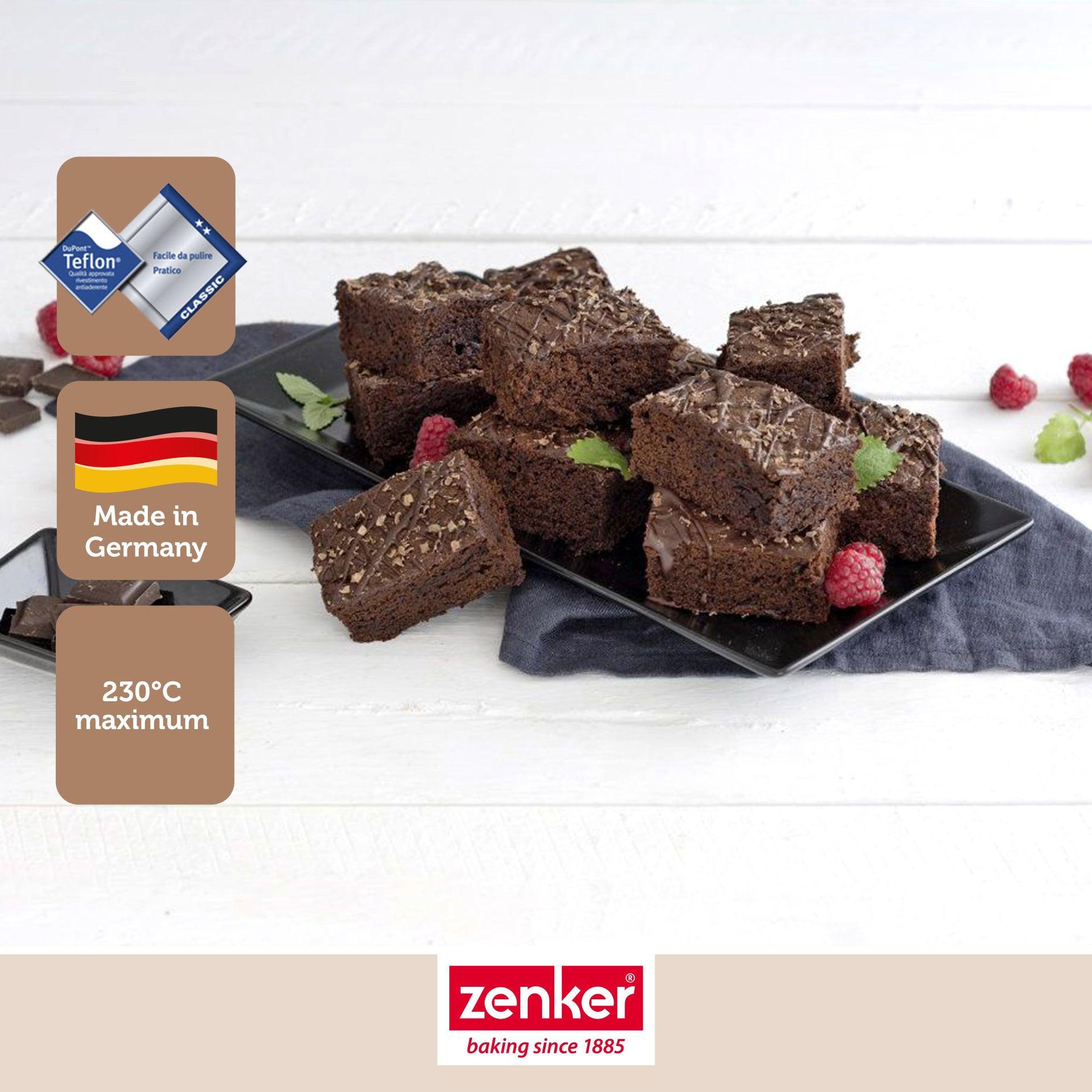 Voir la diapositive 2 : ZENKER Ensemble de 2 moules à brownie 27 x 26 cm zenker special creative