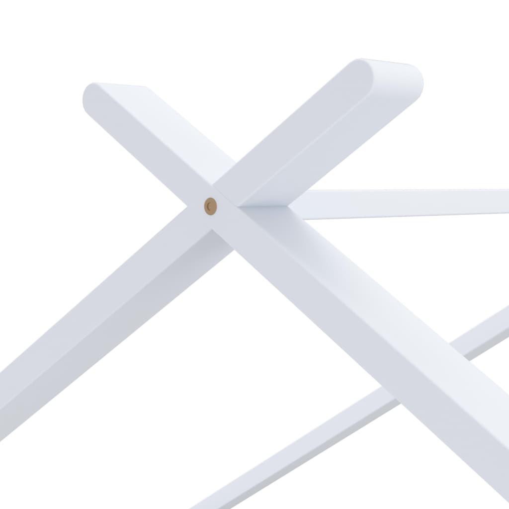 Voir la diapositive 5 : VIDAXL Cadre de lit d'enfant Blanc Bois de pin massif 90x200 cm