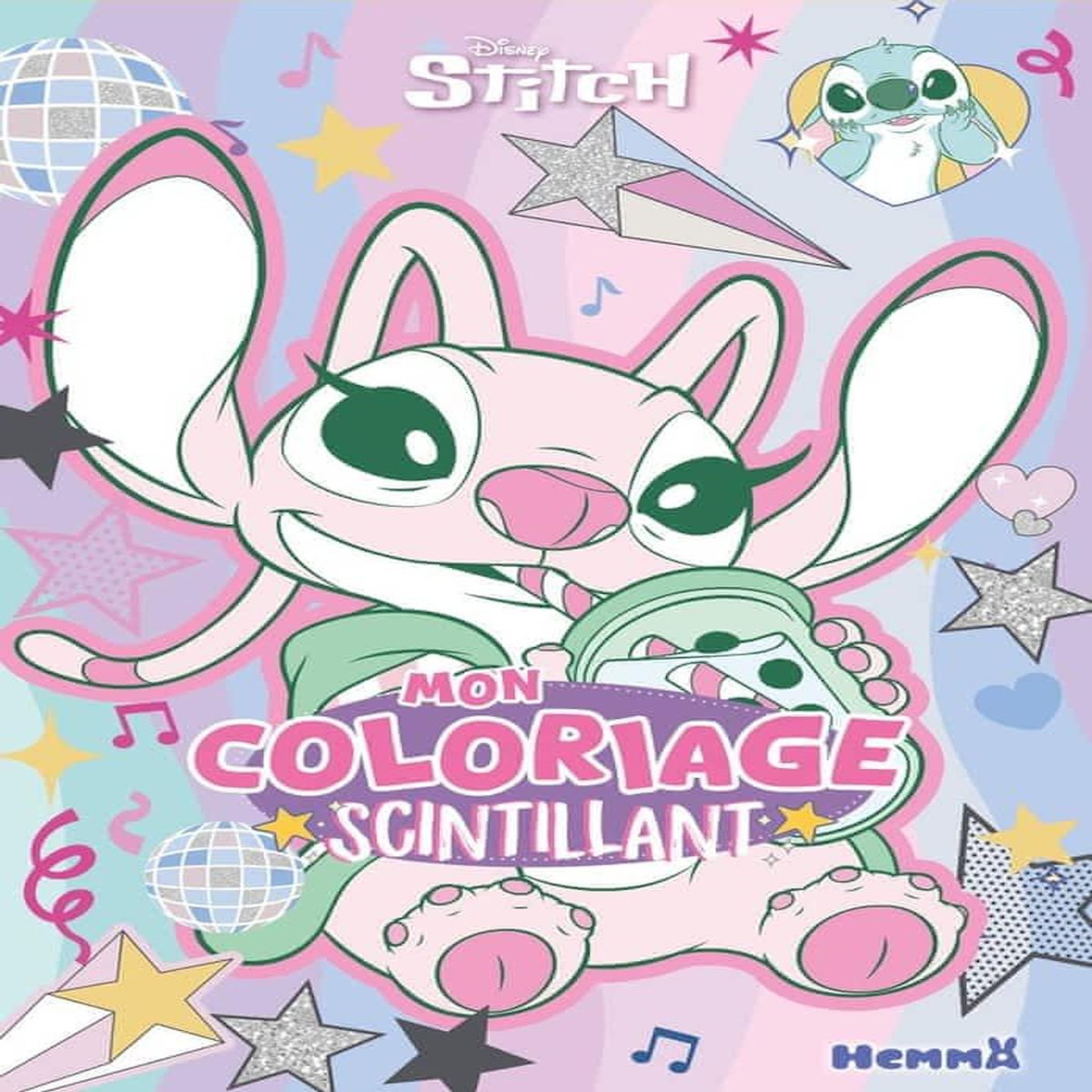 MON COLORIAGE SCINTILLANT STITCH (ANGEL), Disney