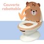 Voir la diapositive 6 : BAMBISOL Pot bébé éducatif BAMBISOL - Couvercle et siege rabattable - Manette chasse-d'eau