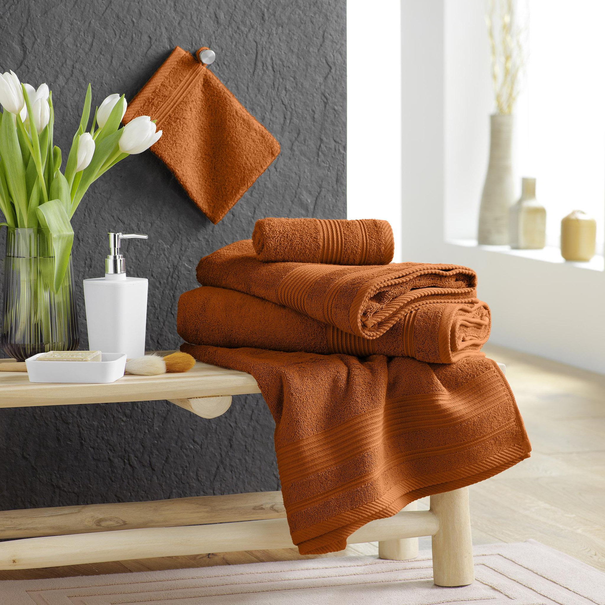 Voir la diapositive 4 : Eden Lot de 2 gants de toilette tendresse uni en coton