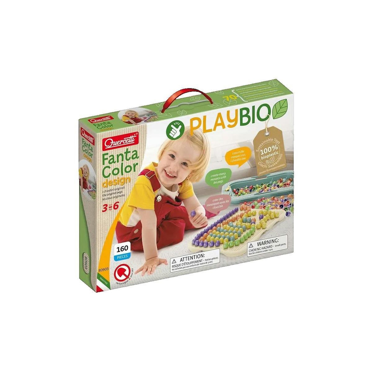 Quercetti Jeu de construction Quercetti Fantacolor Design multi-color