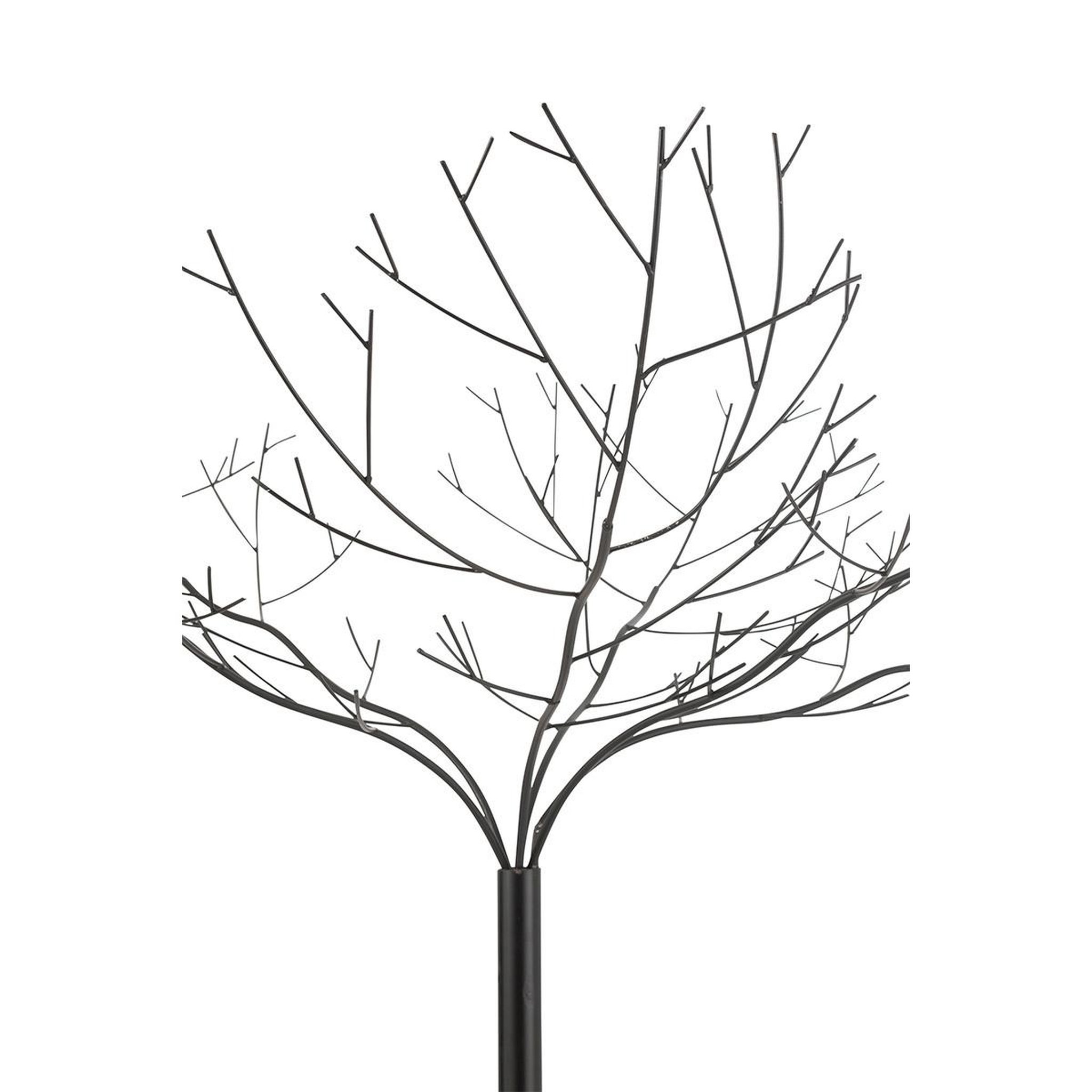 Voir la diapositive 2 : J-LINE Arbre déco en métal  maynard  180cm noir