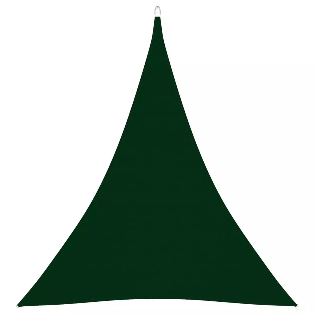 VIDAXL Voile parasol tissu oxford triangulaire 4x5x5 m vert fonce