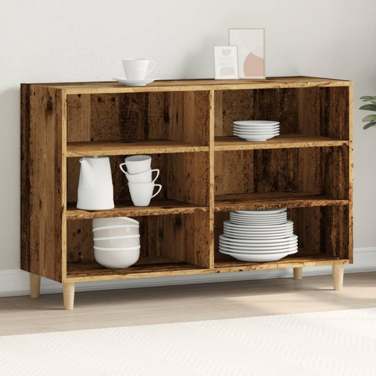 VIDAXL Buffet vieux bois 103,5x35x70 cm bois d'ingenierie