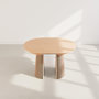 Voir la diapositive 6 : LISA DESIGN Freya - table à manger ronde extensible - effet bois - 4 à 8 personnes