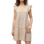 Vero Moda Robe  Femme Vero Moda Kita. Coloris disponibles : Beige