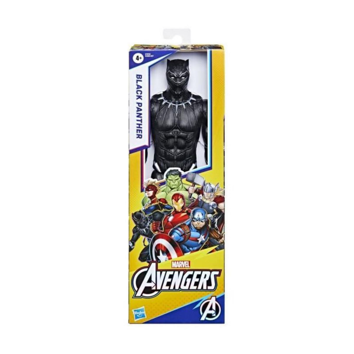 HASBRO Figurine Black Panther 30 cm, jouet Avengers Titan Hero Series pour enfants a partir de 4 ans, Marvel