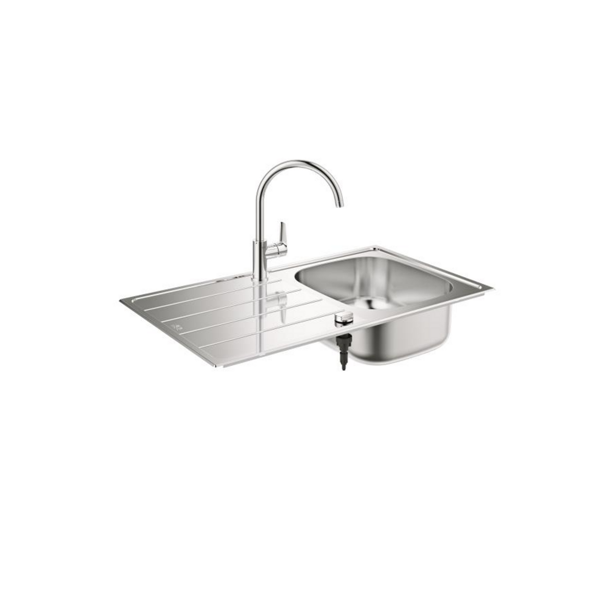 Grohe Pack évier inox + mitigeur chromé - 31562SD1