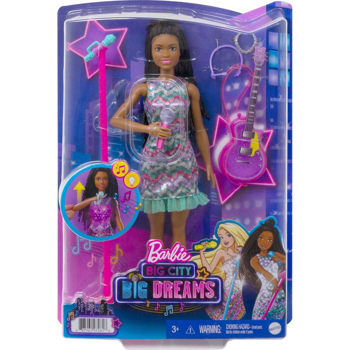 BARBIE Poupée Brooklyn Chanteuse
