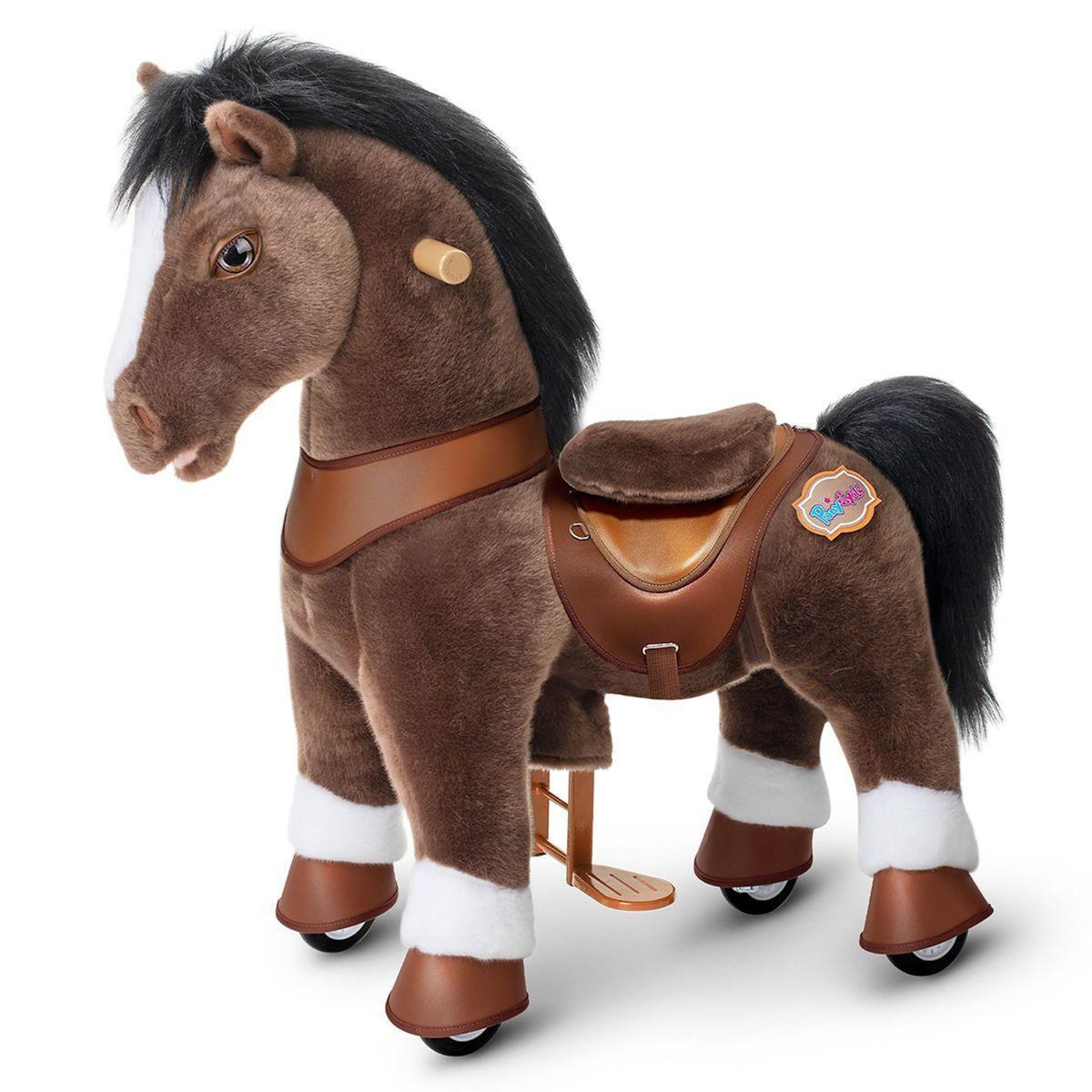 Ponycycle Cheval Porteur Enfant Modele Y marron