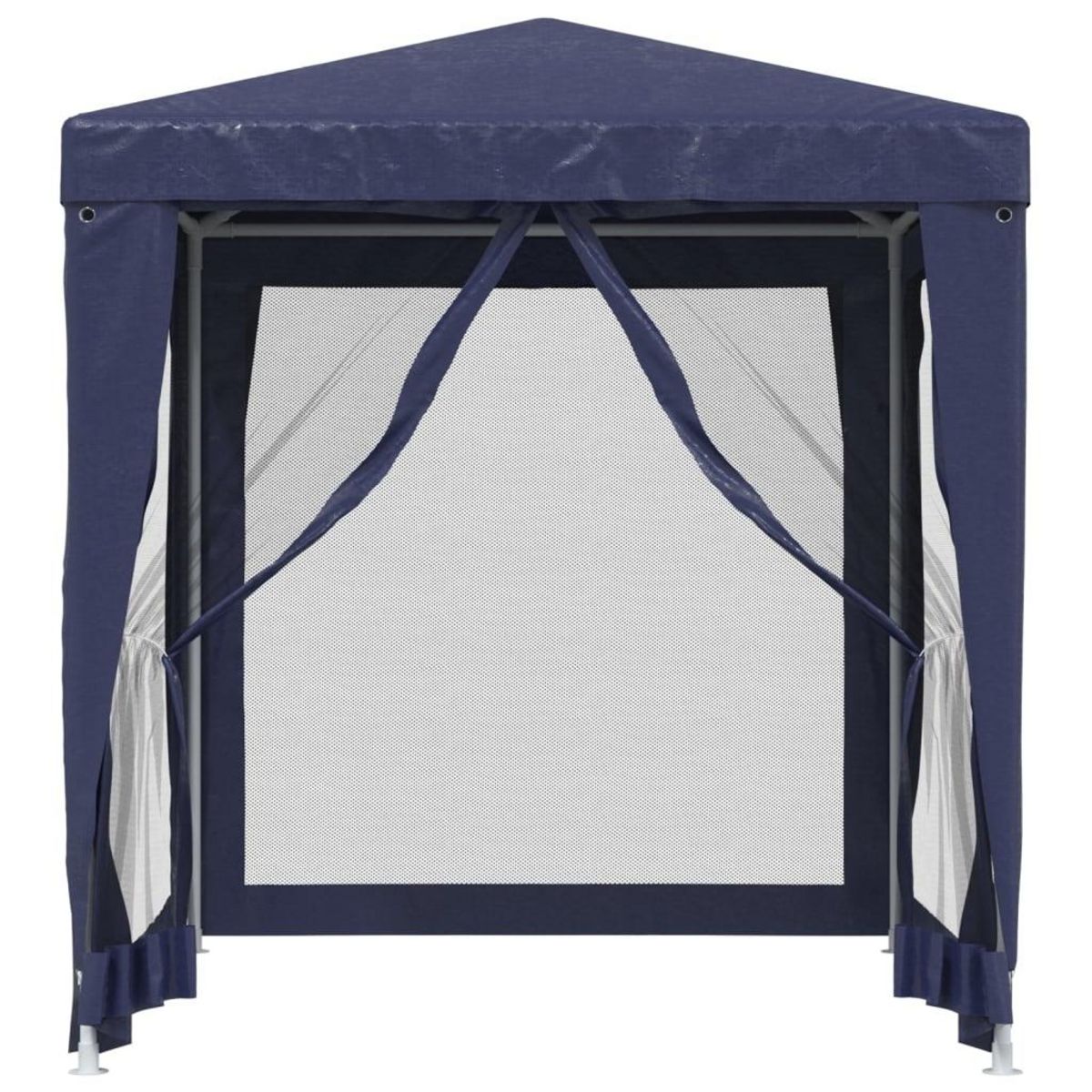 VIDAXL Tente de fete avec 4 parois laterales en maille Bleu 2x2 m PEHD