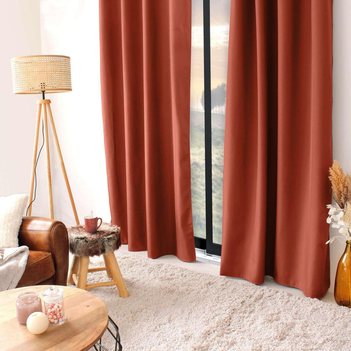 TOILINUX Rideau thermique Glacier