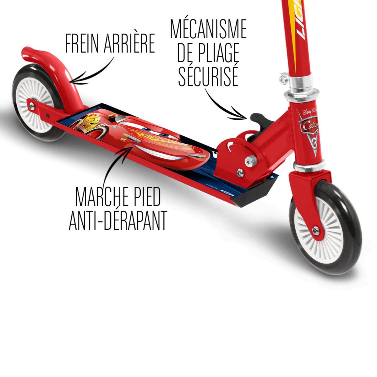 CARS Trottinette pliable - Cars 