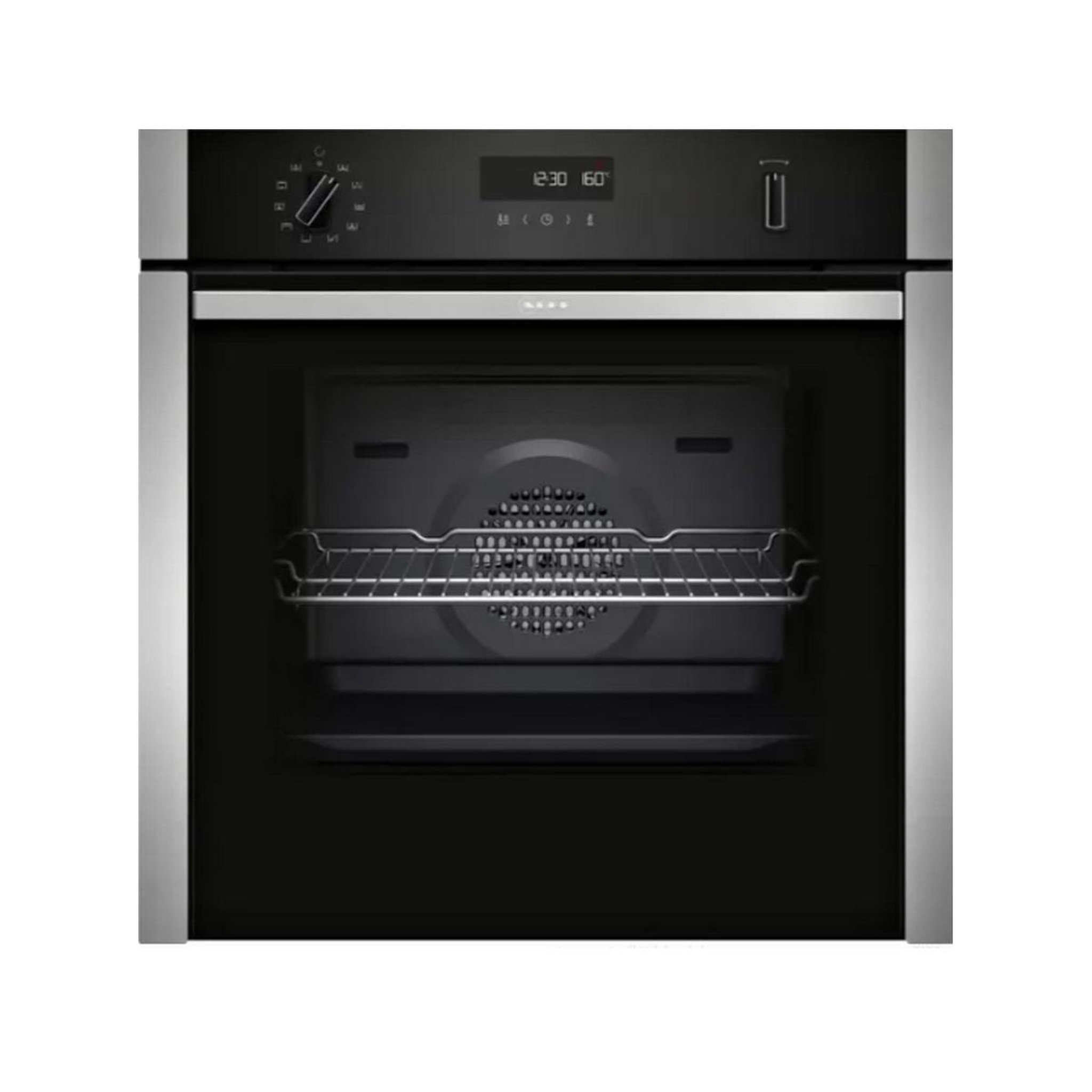 Neff Four intégrable multifonction 71l 60cm pyrolyse + hydrolyse noir/inox - b6ach7an3f