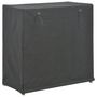 Voir la diapositive 3 : VIDAXL Armoire a chaussures avec housse Gris 79x40x80 cm  Tissu