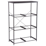 FIVE Etagère en métal Mix n' modul - H. 104,5 - Noir