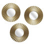 Voir la diapositive 1 : The Home Deco Factory Lot de 3 miroirs dorés diamètre 19cm
