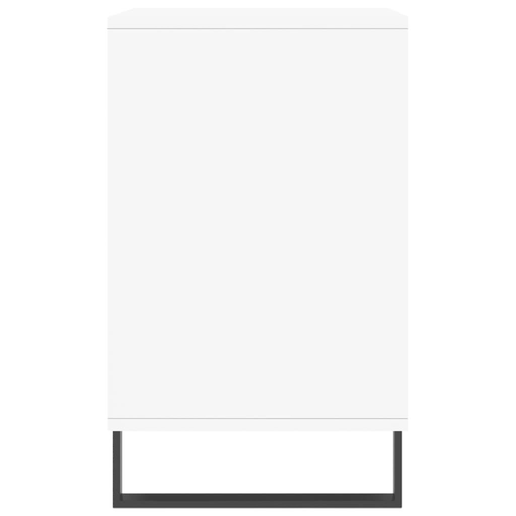 Voir la diapositive 5 : VIDAXL Armoire a chaussures Blanc 102x36x60 cm Bois d'ingenierie