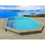 Voir la diapositive 1 : Habitat et Jardin Piscine bois   Palma 145    7.57 x 4.07 x 1.44 m