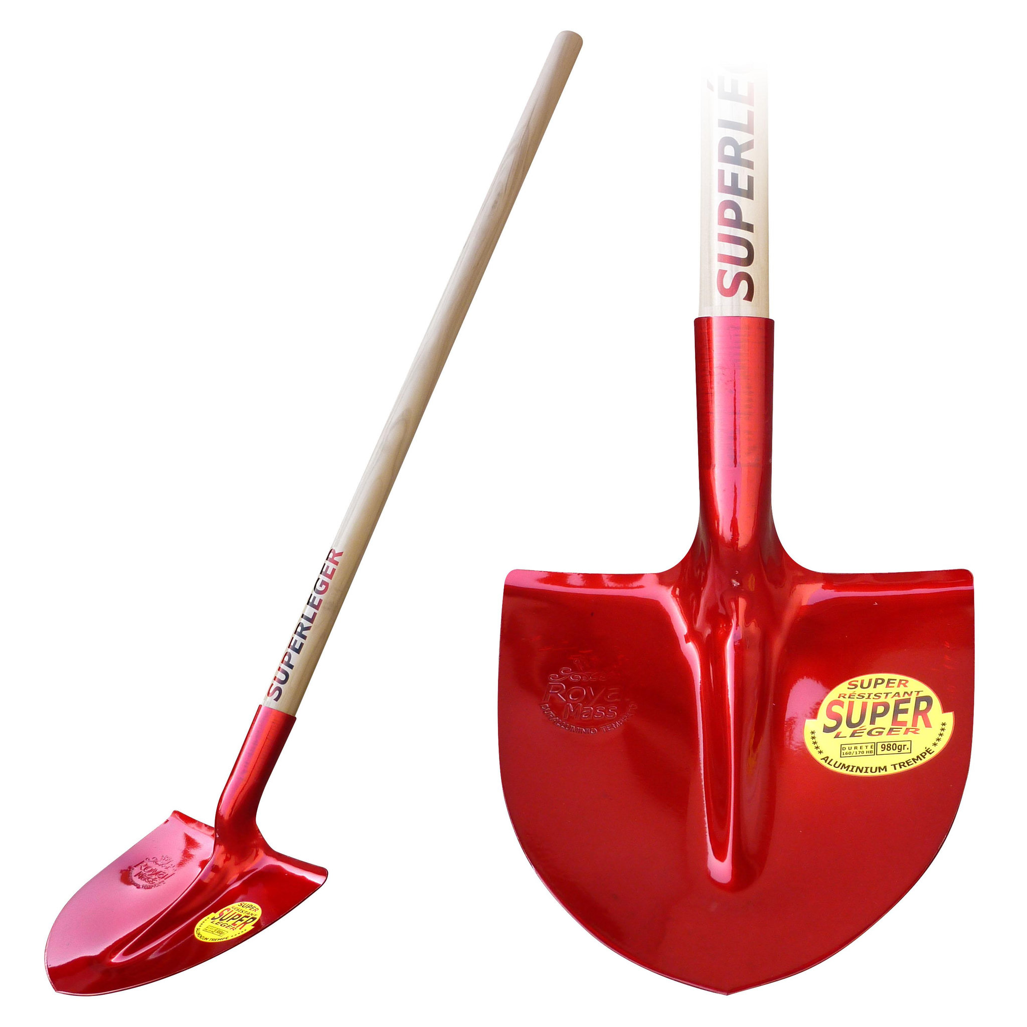 OUTIFRANCE Pelle ronde légère 27cm - Aluminium