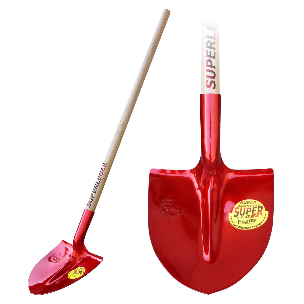 OUTIFRANCE Pelle ronde légère 27cm - Aluminium