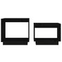 Voir la diapositive 4 : VIDAXL Tables basses gigognes 2 pcs Noir Bois de pin massif