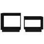 Voir la diapositive 4 : VIDAXL Tables basses gigognes 2 pcs Noir Bois de pin massif