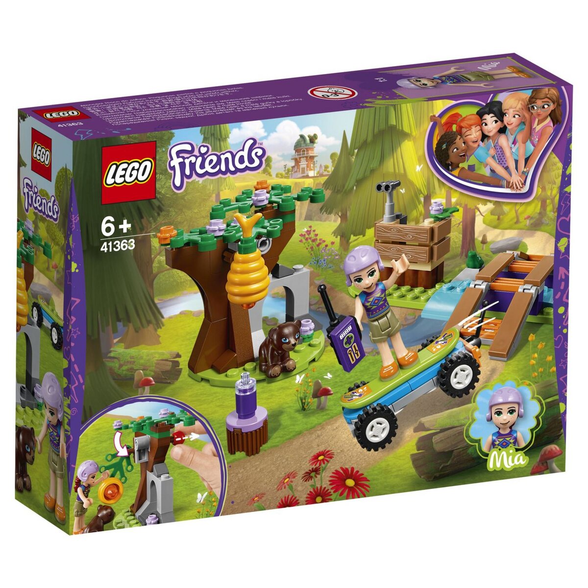 LEGO Friends 41363 - L'aventure dans la forêt de Mia