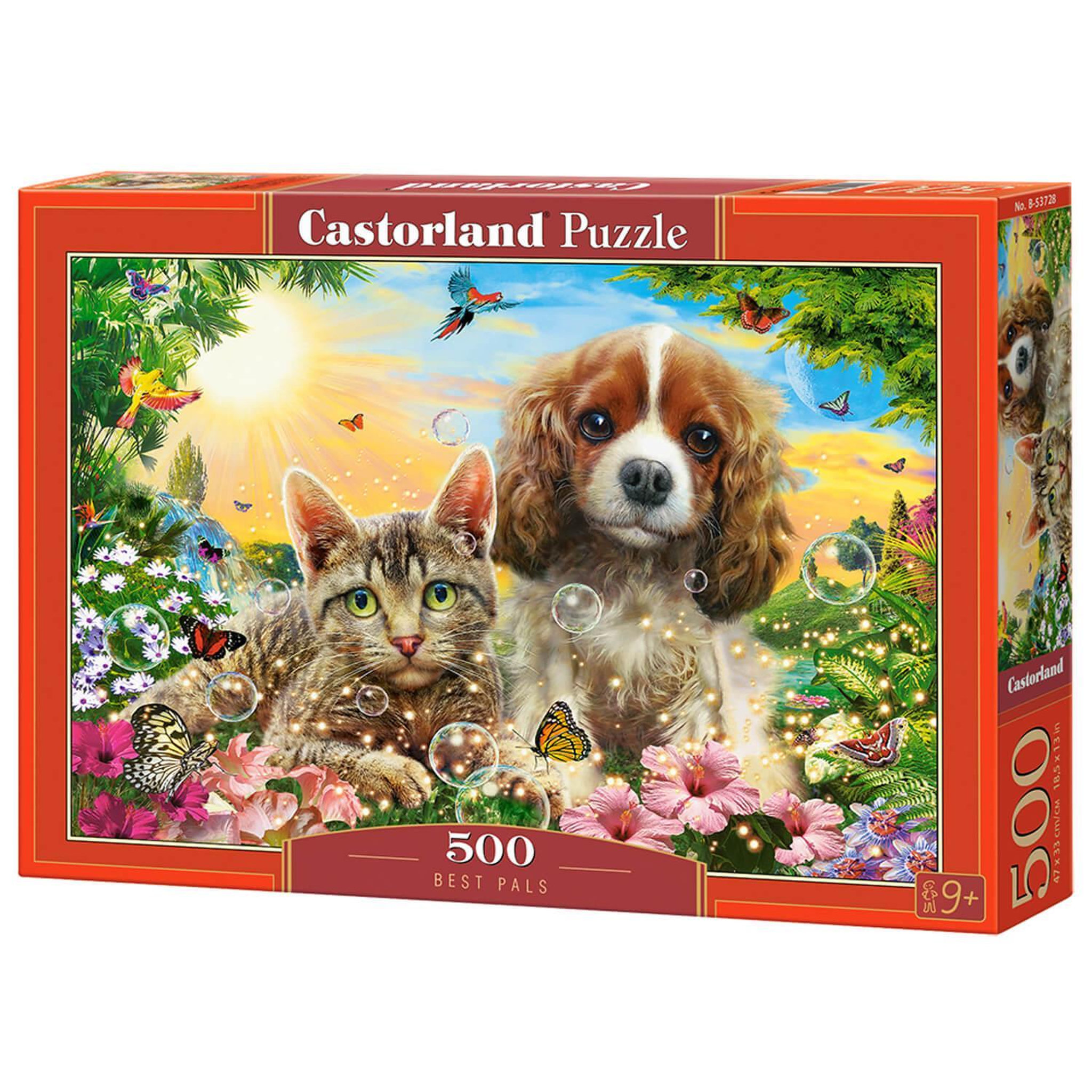 Voir la diapositive 2 : Castorland Puzzle 500 pièces : Meilleurs copains