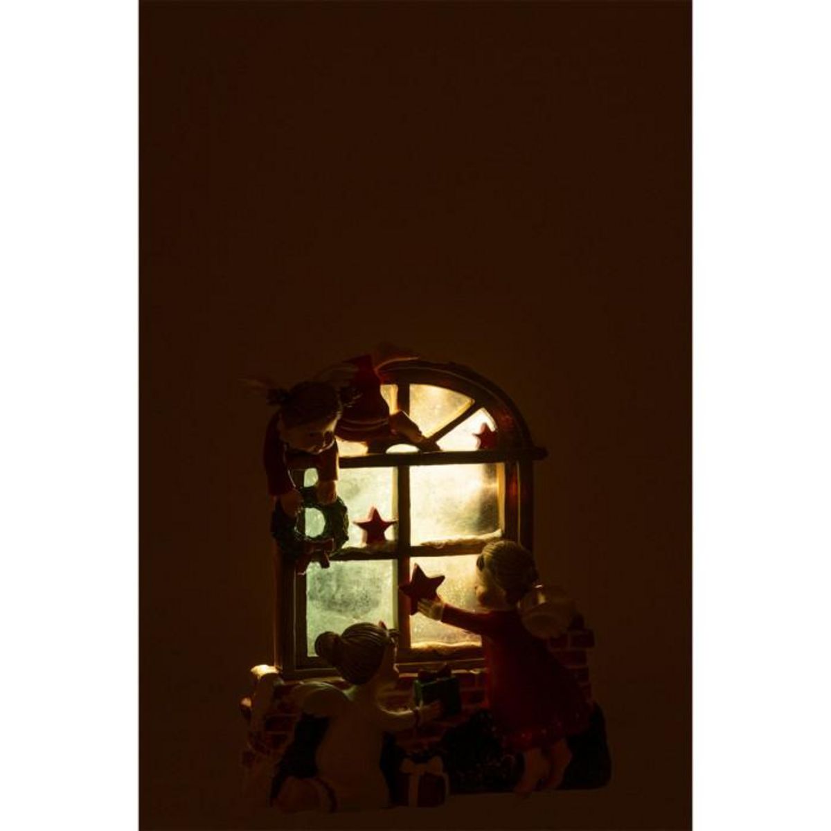 Paris Prix Déco de Noël à LED  Anges & Fenêtre  20cm Multicolore