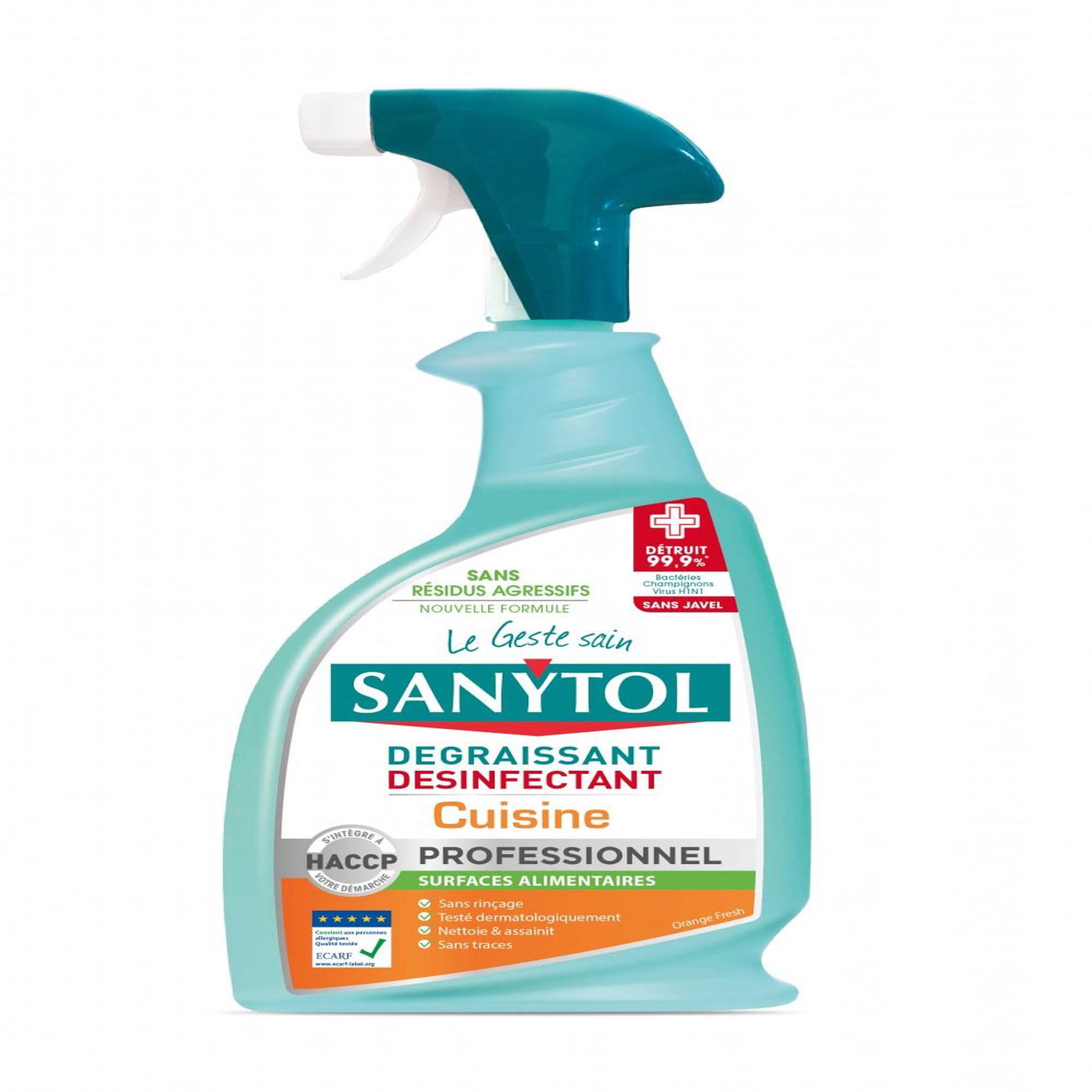 CENTRALE BRICO Dégraissant liquide Désinfectant SANYTOL 0,750 L