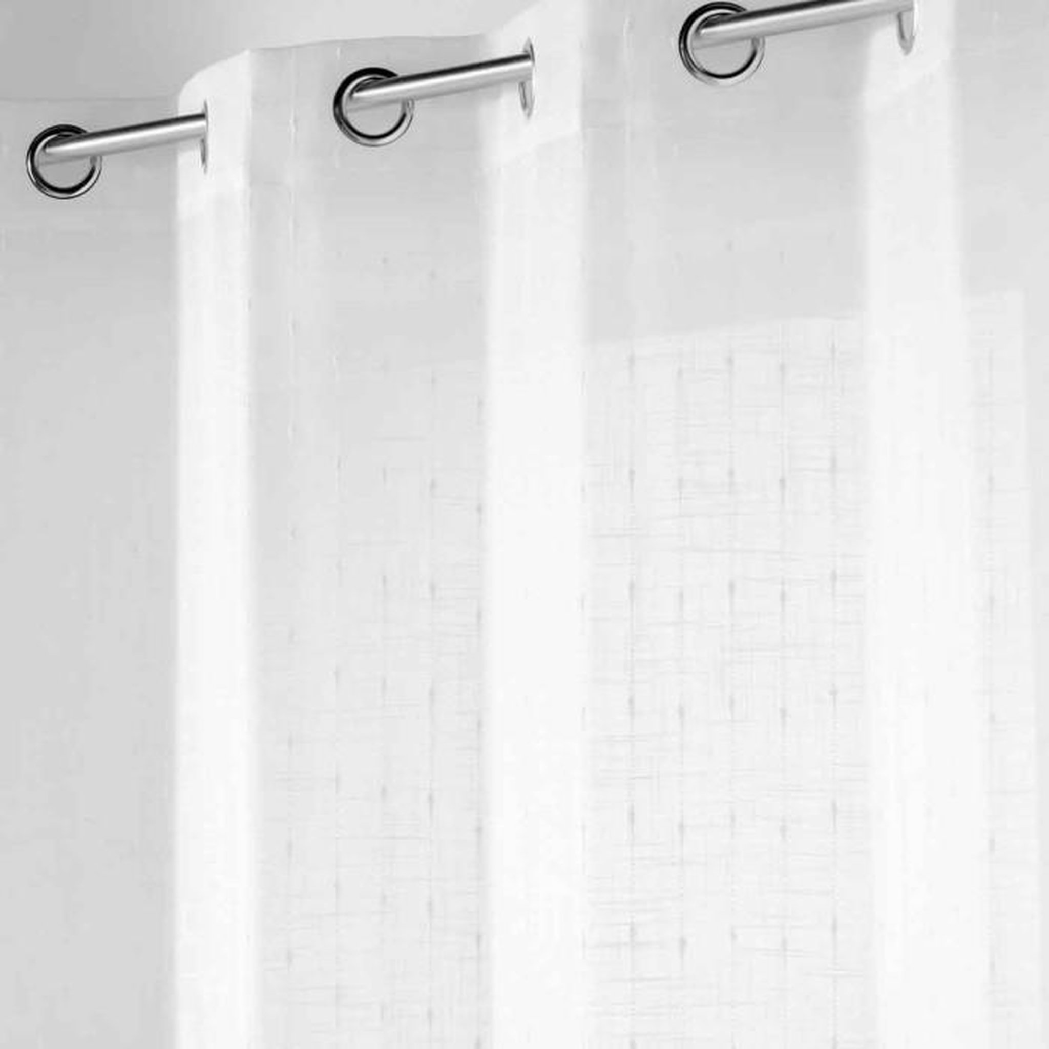 Voir la diapositive 2 : Paris Prix Rideau Voilage à Œillets  Sidonie  140x240cm Blanc