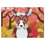 BLUE BIRD PUZZLE Pièces XXL - Les deglingos - Melimelos