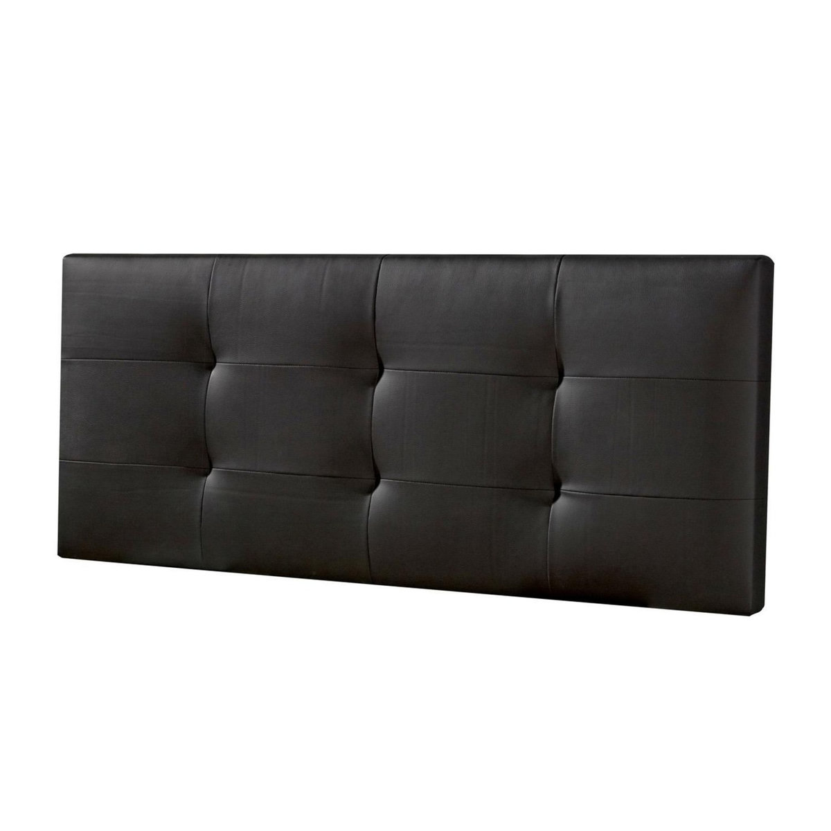 MARCKONFORT Tête de lit Carla 160x60 cm Noir, rembourrée de Mousse