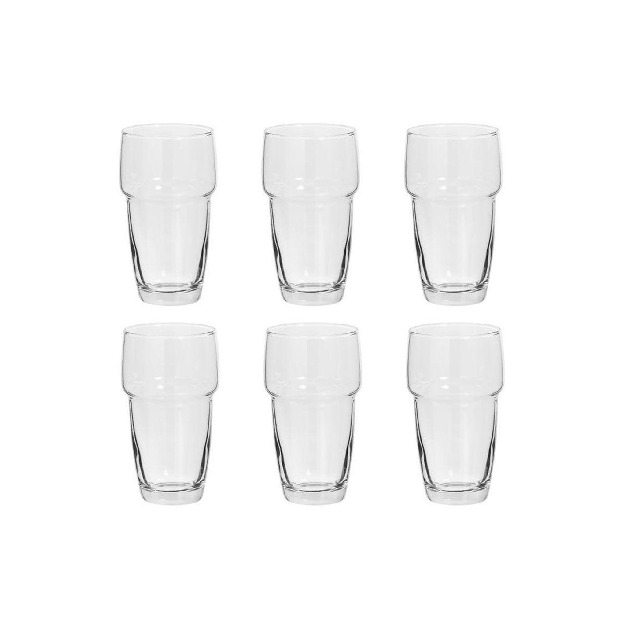 SECRET DE GOURMET Lot de 6 verres à eau  rodrig  34cl transparent