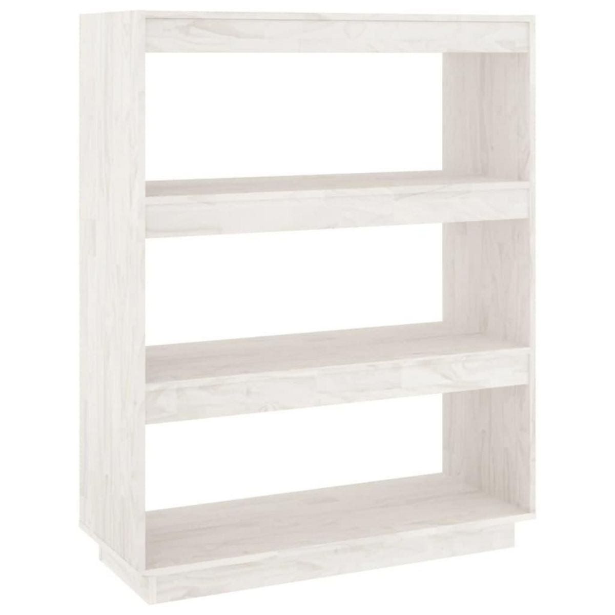 VIDAXL Bibliotheque/Separateur de piece Blanc 80x35x103 cm Bois de pin