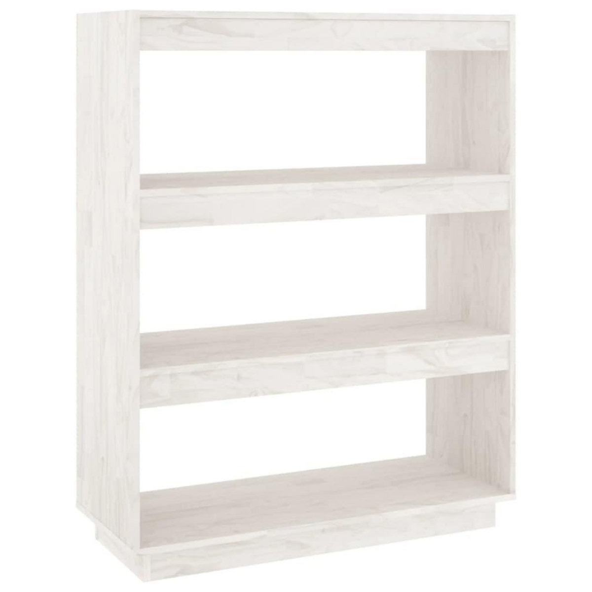 VIDAXL Bibliotheque/Separateur de piece Blanc 80x35x103 cm Bois de pin