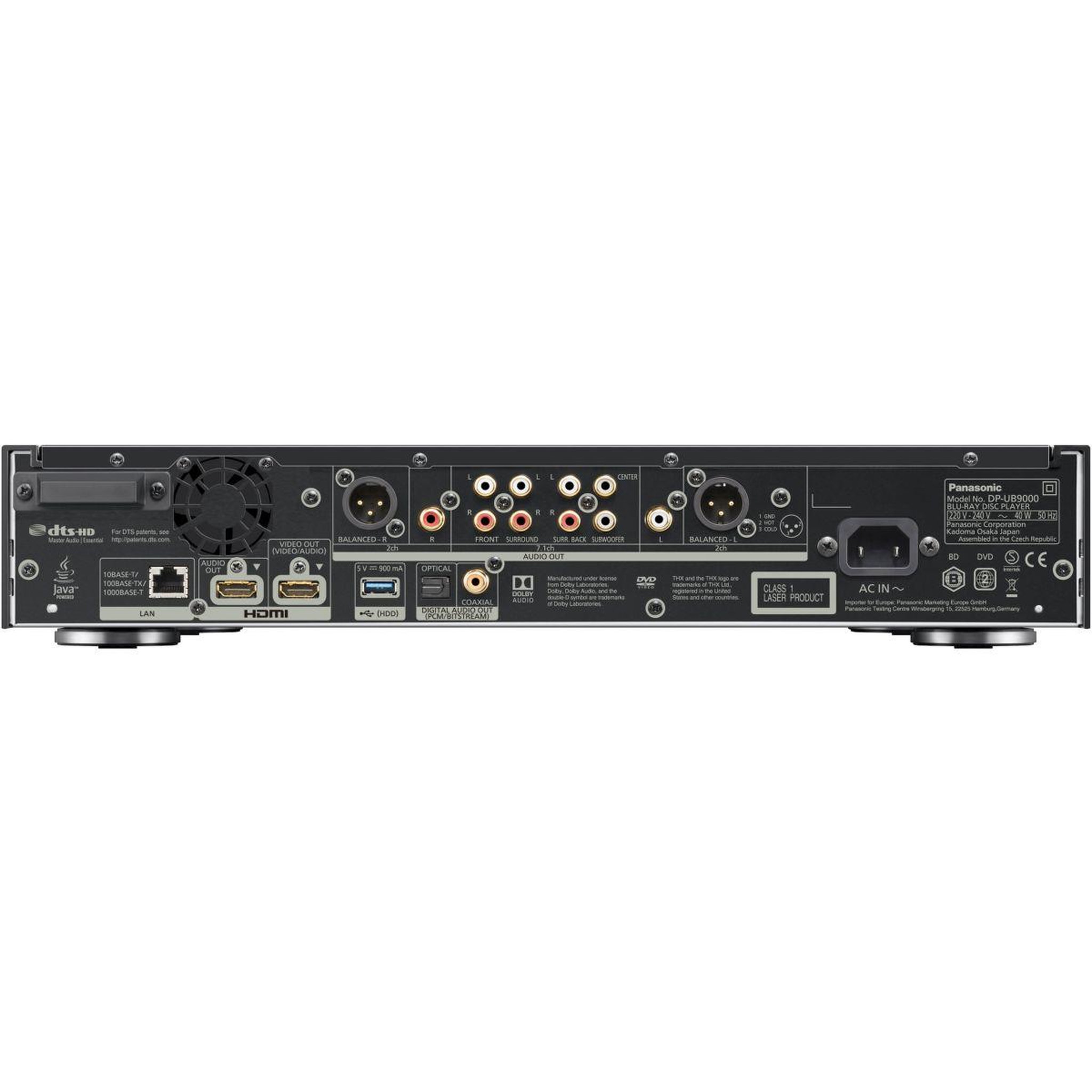 Voir la diapositive 5 : PANASONIC Lecteur Blu-Ray 4K DP-UB9000EG1
