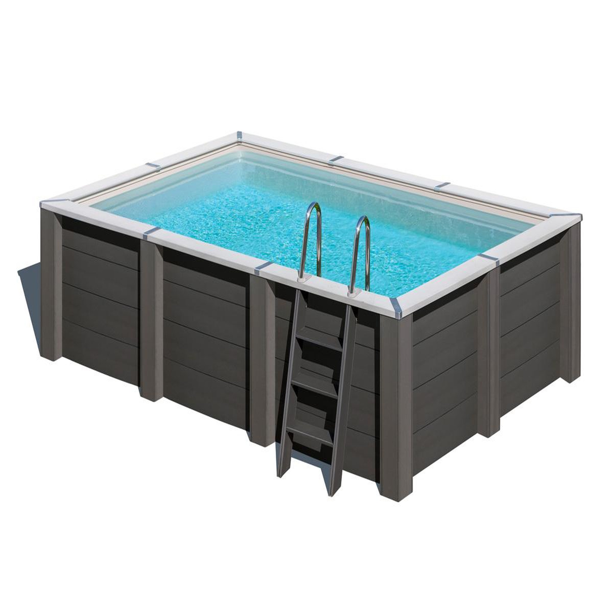 GRE Piscine composite Avant-Garde Nova rectangulaire 4,55 x 3,15 x 1,26 m - Gré