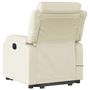 Voir la diapositive 5 : VIDAXL Fauteuil inclinable de massage electrique creme similicuir